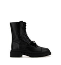 Black leather Averi boots