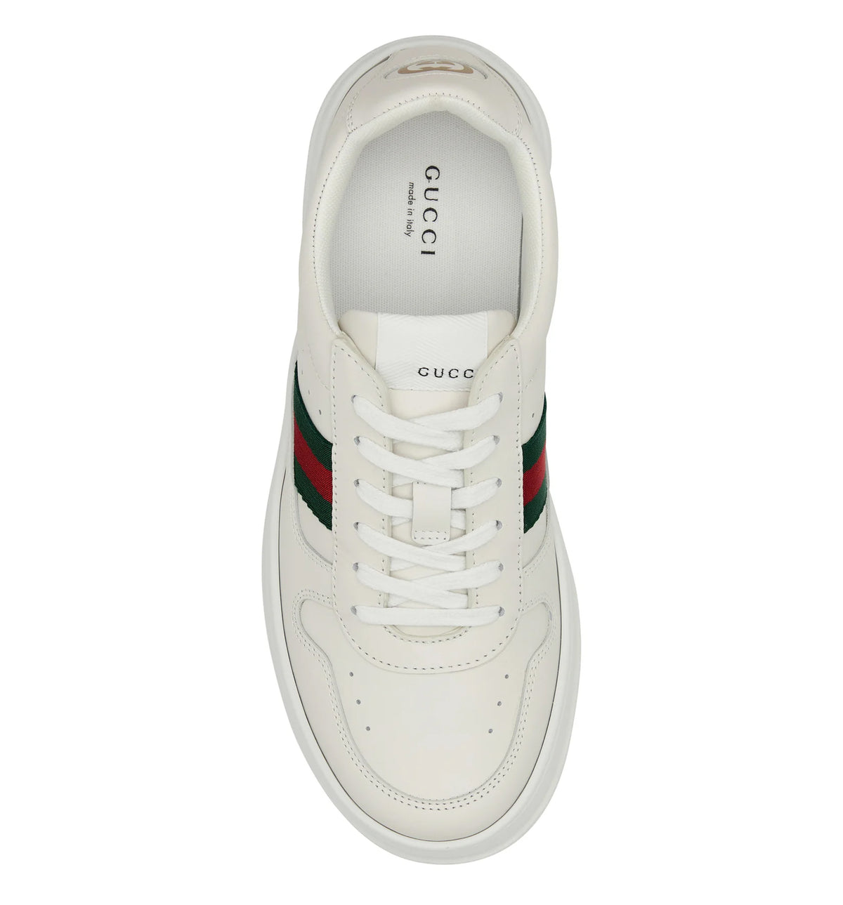 Chunky Sneaker In White Leather