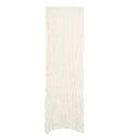 Crinkled knit skirt white