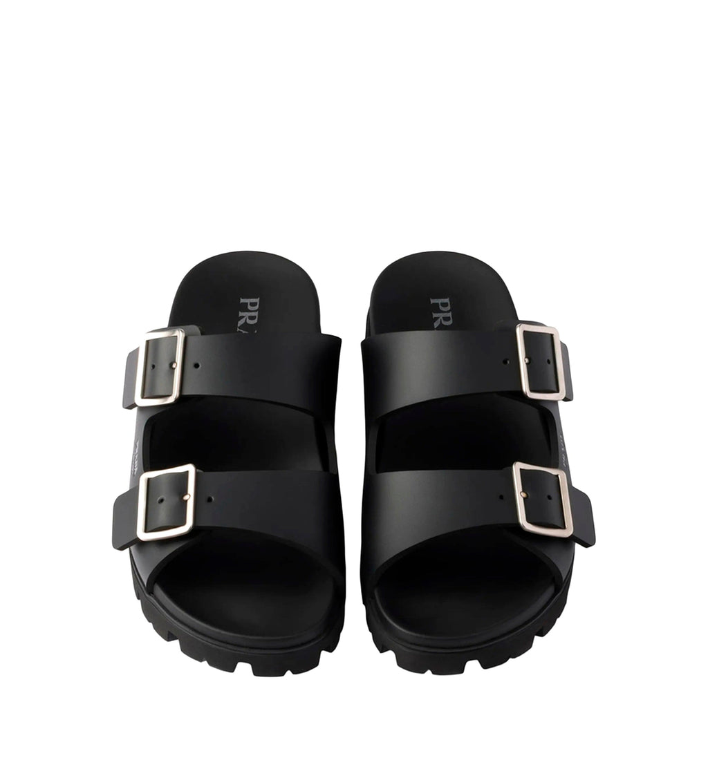 Rubber strap sandals