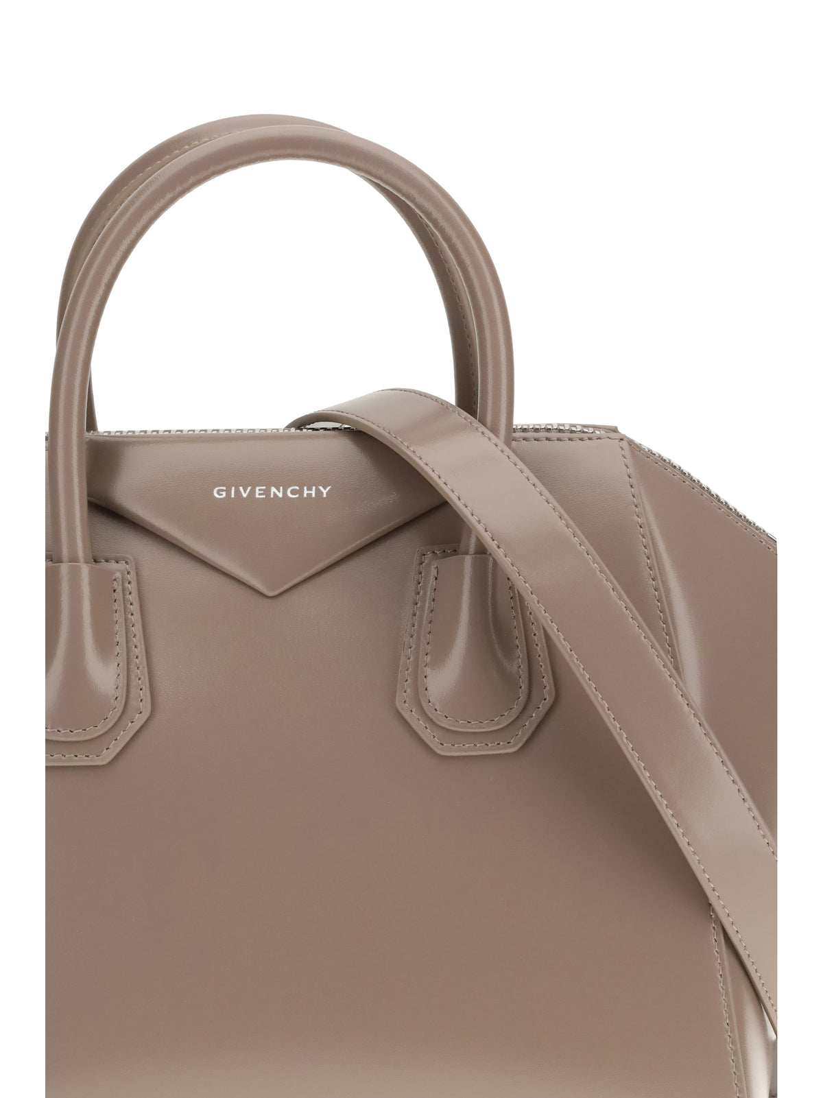 Small Antigona Bag in Box Leather