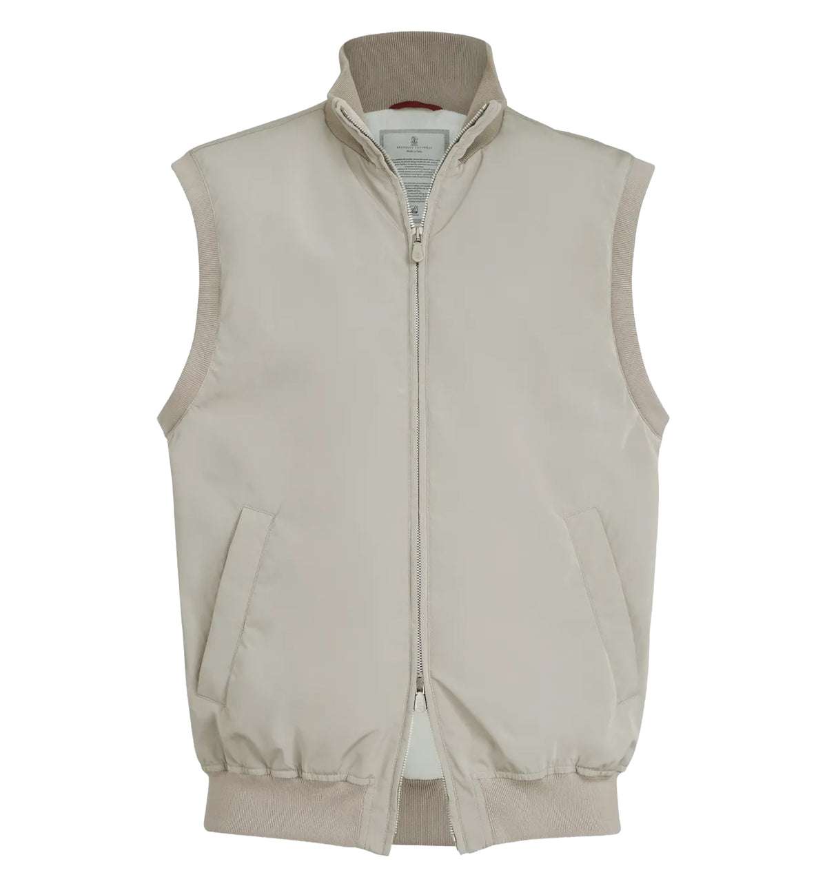Bonded nylon padded gilet