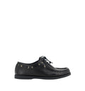 Leather lace-up