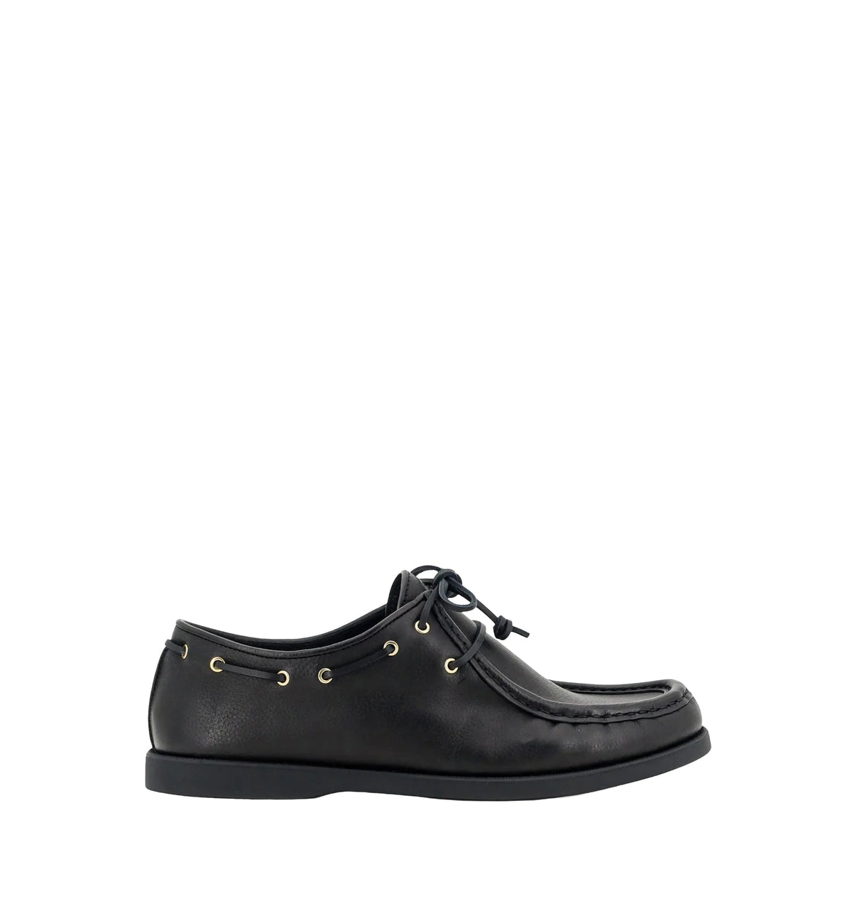 Leather lace-up