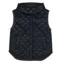Hooded quilted gilet