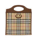 Coated canvas mini Pocket handbag