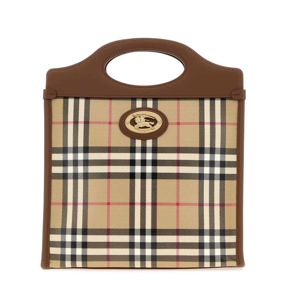 Coated canvas mini Pocket handbag