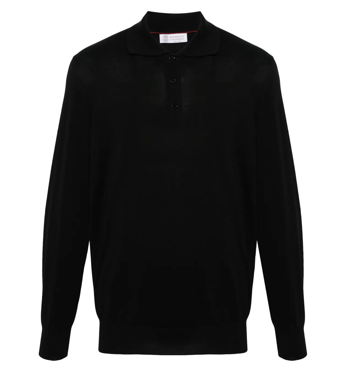 Long-sleeve polo shirt