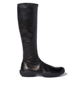 Stretch nappa leather boots