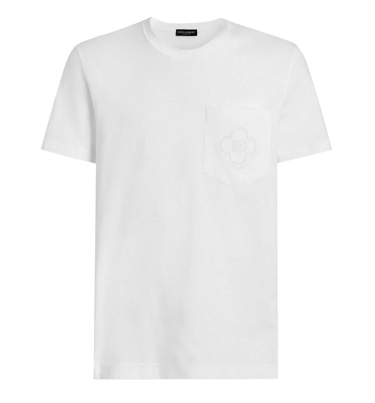 Cotton t-shirt with logo embroidery