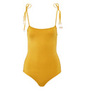 Knotted one-piece swimsuit