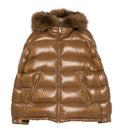Faux-fur-trim Quilted Jacket