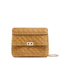 Valentino Garavani Rockstud Spike Medium Suede Bag
