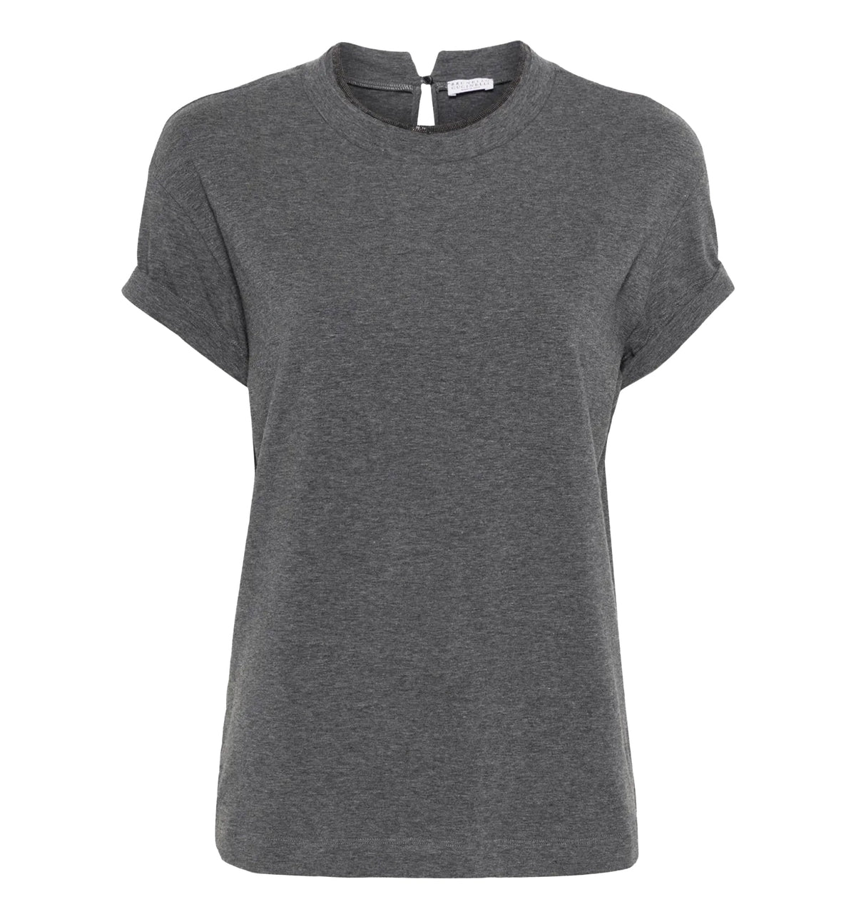 Bead-embellished T-shirt