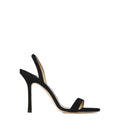 Jenn 100 Black Suede Sandals