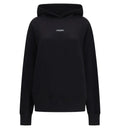 Cotton Hooded Sweatshirt with logo patch