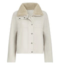 Hand-crafted outerwear jacket in virgin wool and cashmere