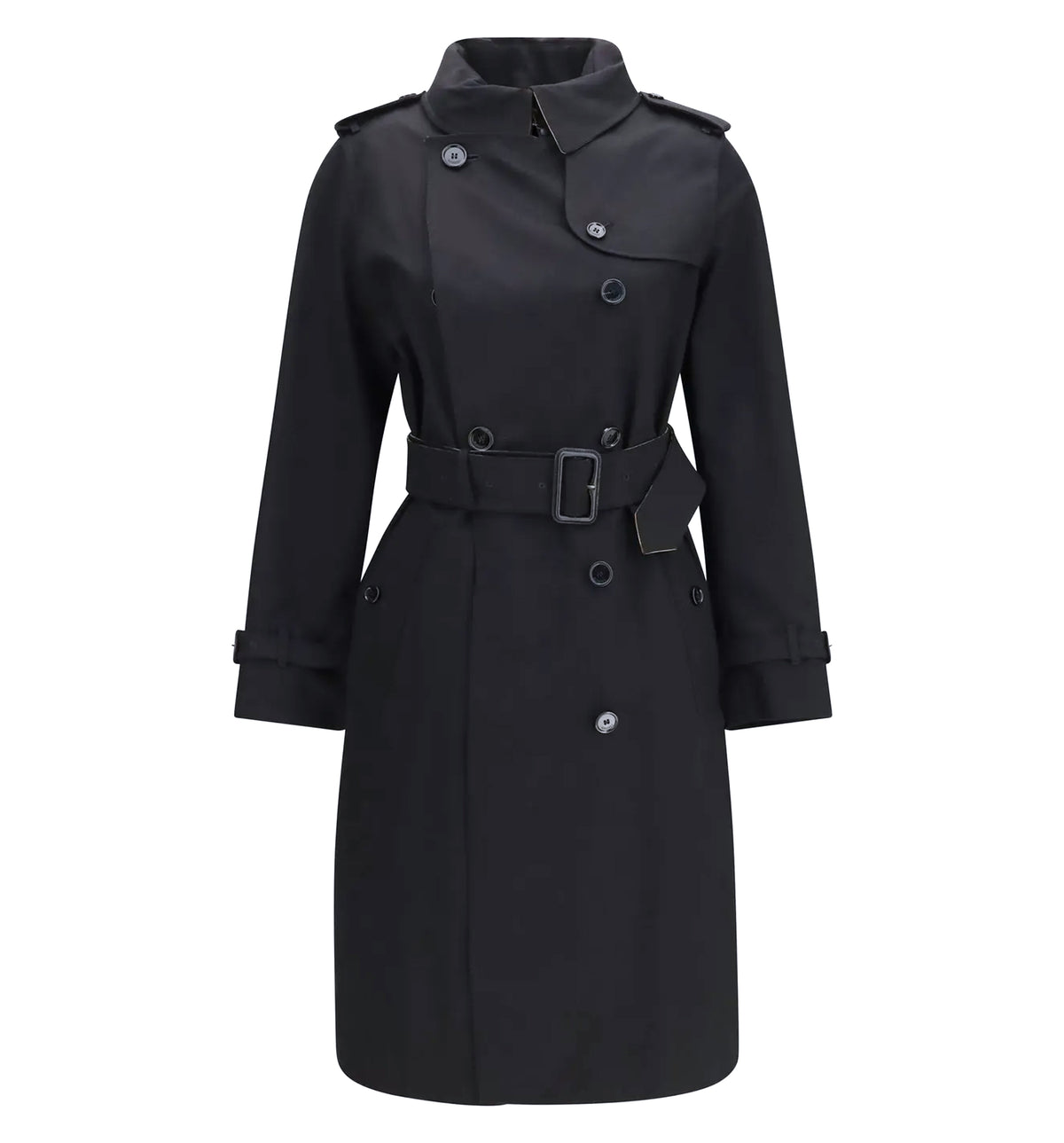 Belted Single-Breasted Trench Coat