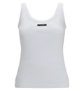 Ribbed Logo Tank Top