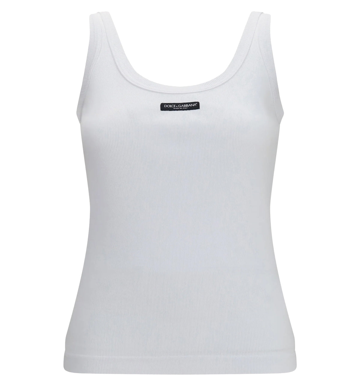 Ribbed Logo Tank Top