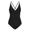 V-neck swimsuit