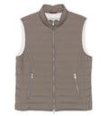 Quilted high-neck gilet