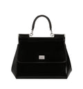 Small Sicily handbag in polished calfskin