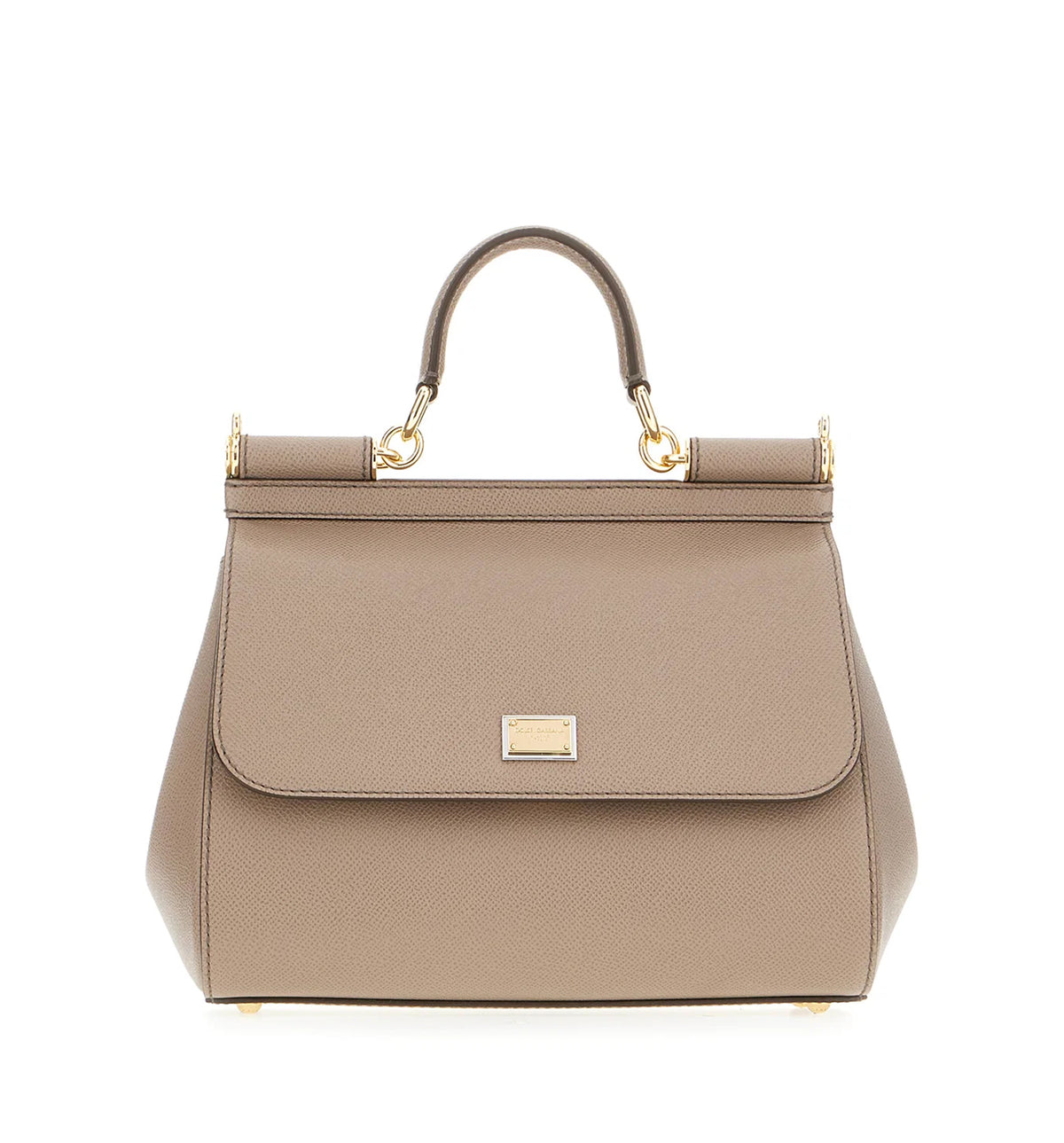 Large Sicily handbag in dauphine calfskin