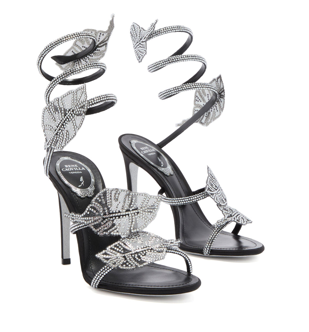Leaf Black Sandal 105