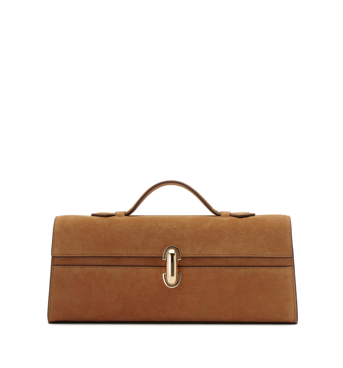 Slim Symmetry Pochette in Suede