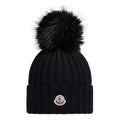 Wool Beanie with Pom Pom