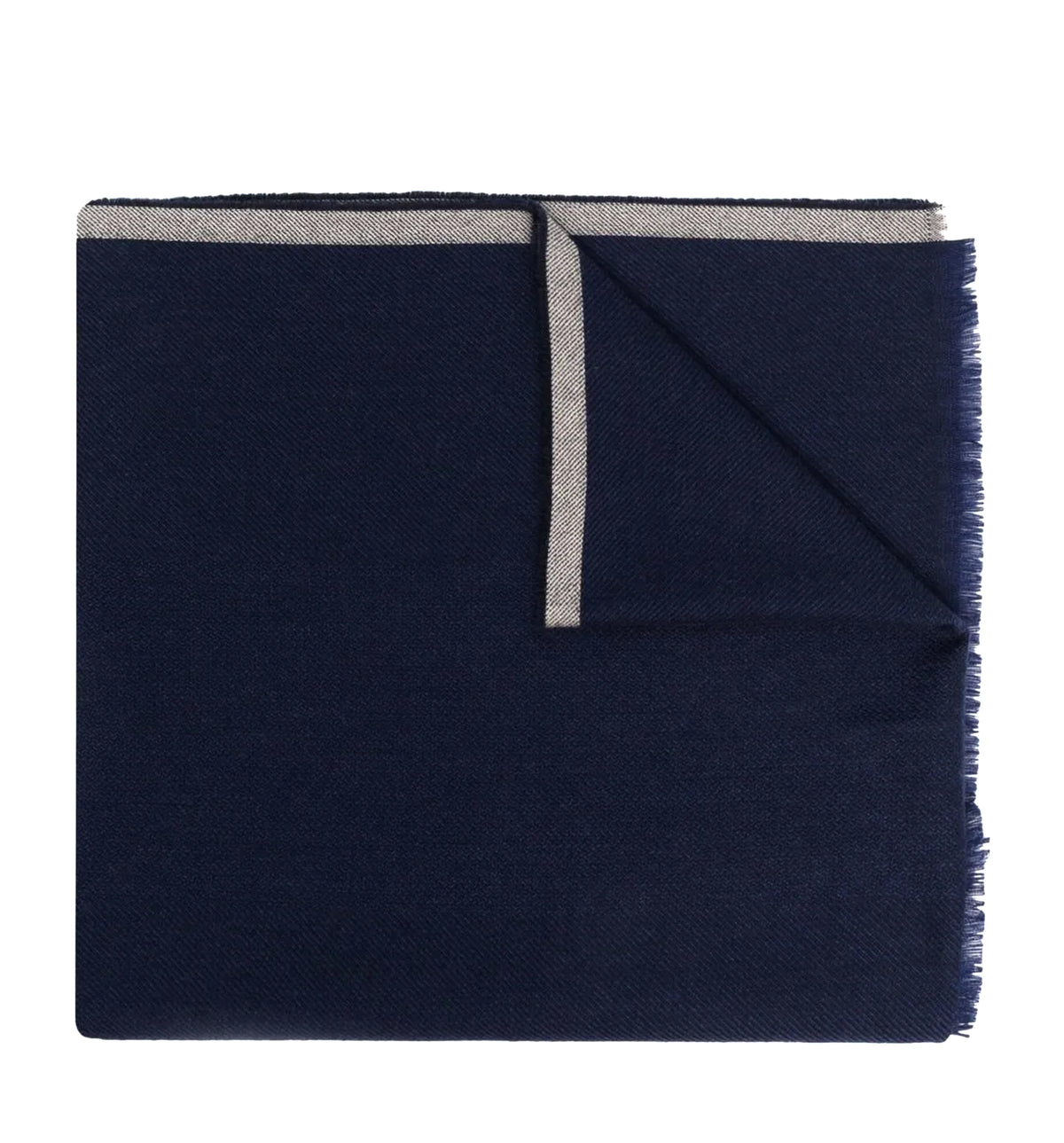 Fringed-edge scarf