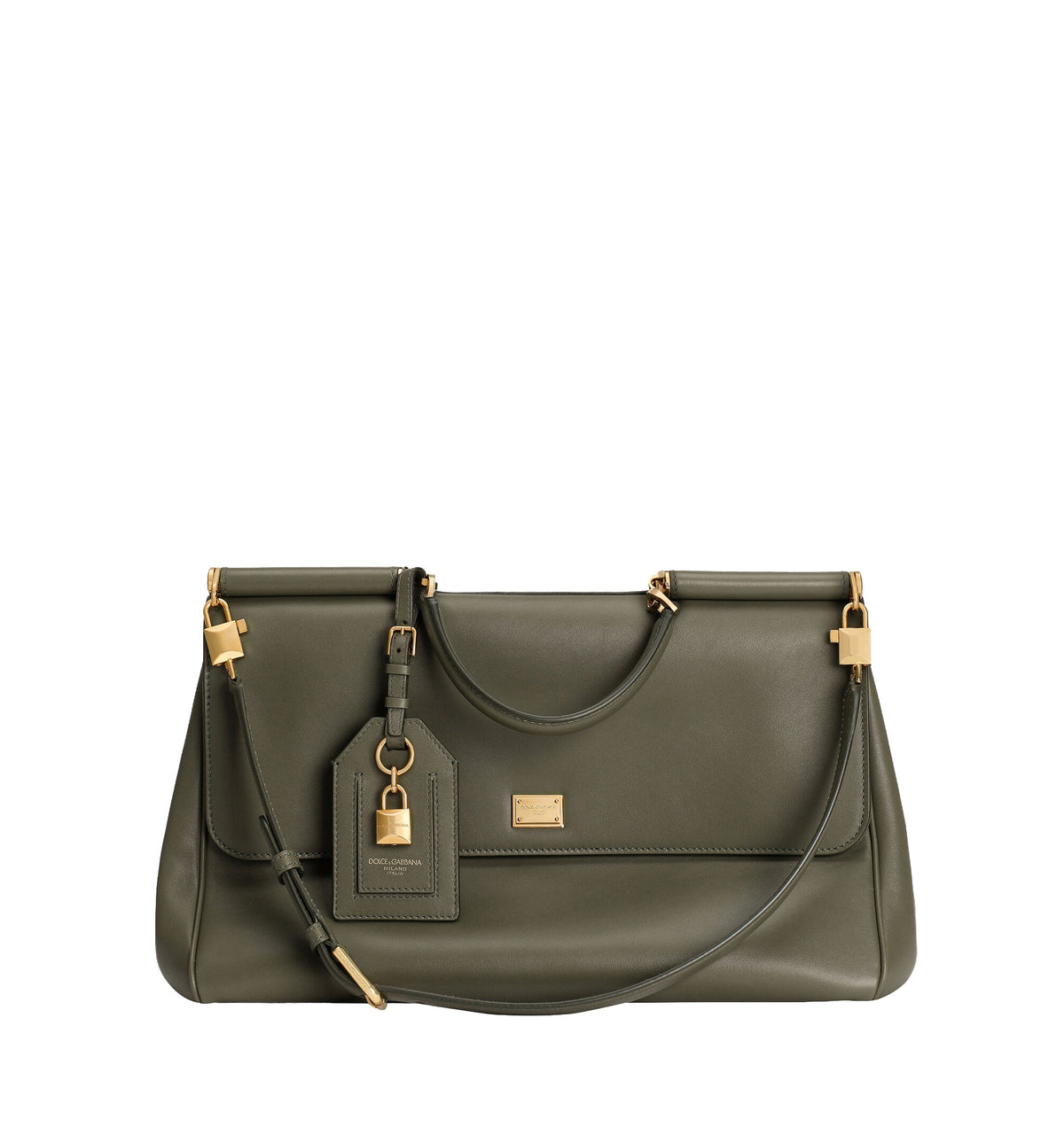 Maxi My Sicily handbag in plongé calfskin