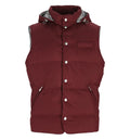 Hooded padded gilet