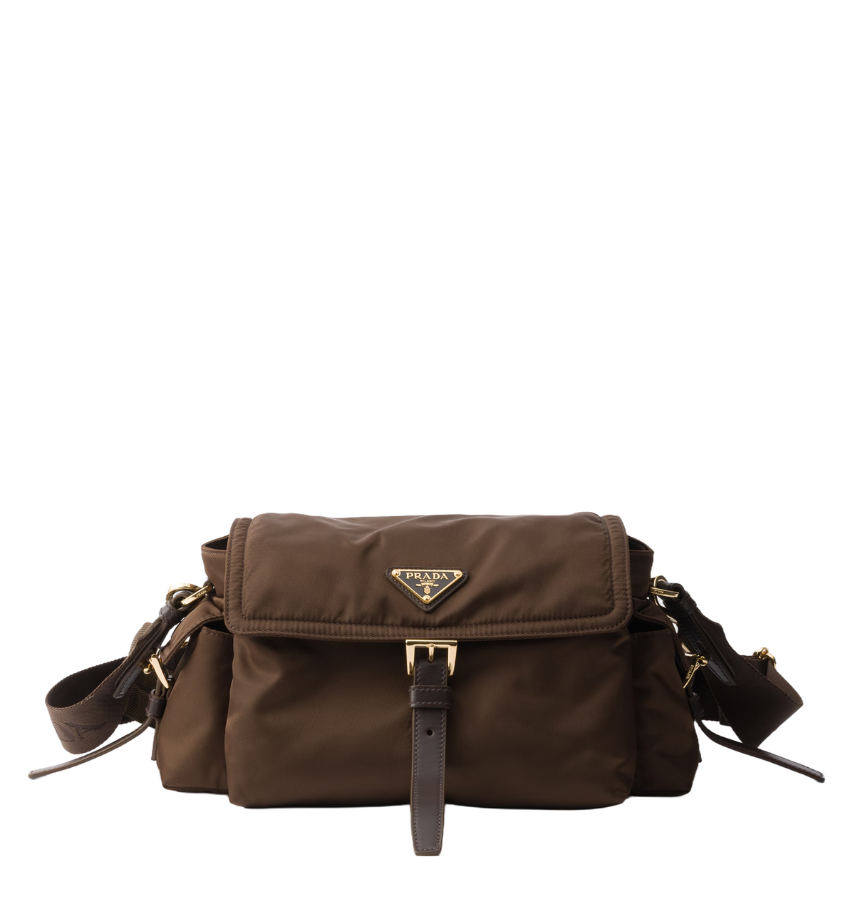 Prada Explore medium Re-Nylon shoulder bag with flap