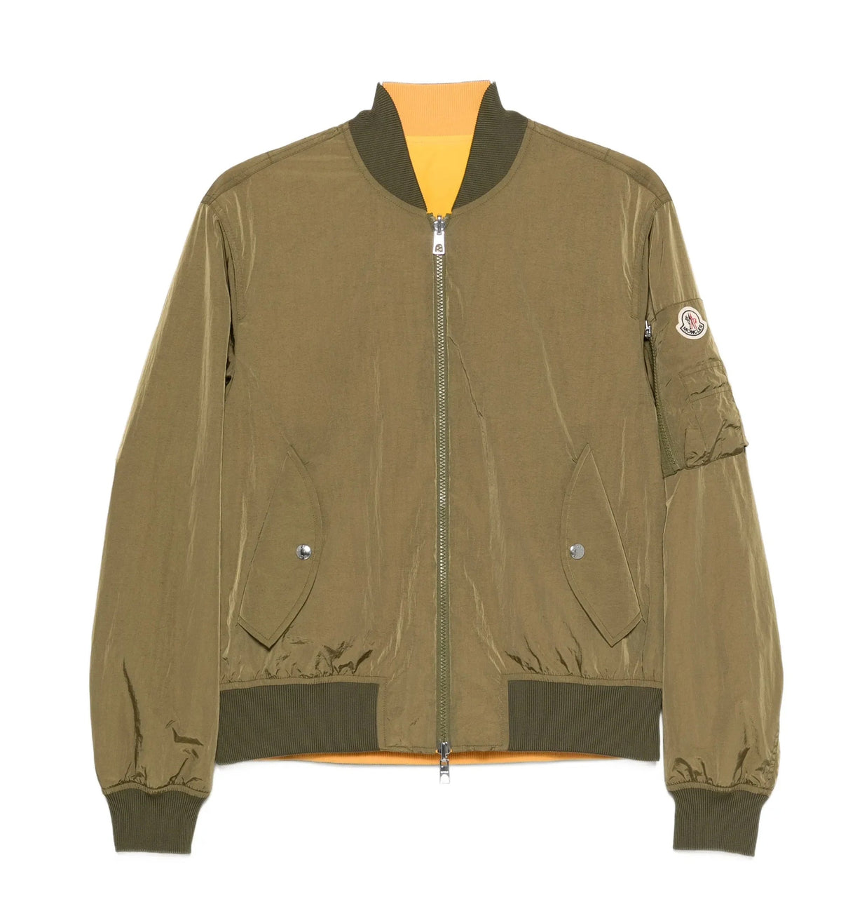 Reversible Logo-patch Bomber Jacket
