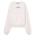 Back Curved Logo Loose Sweatshirt