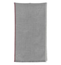 Herringbone-weave frayed scarf