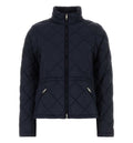 Navy blue nylon jacket