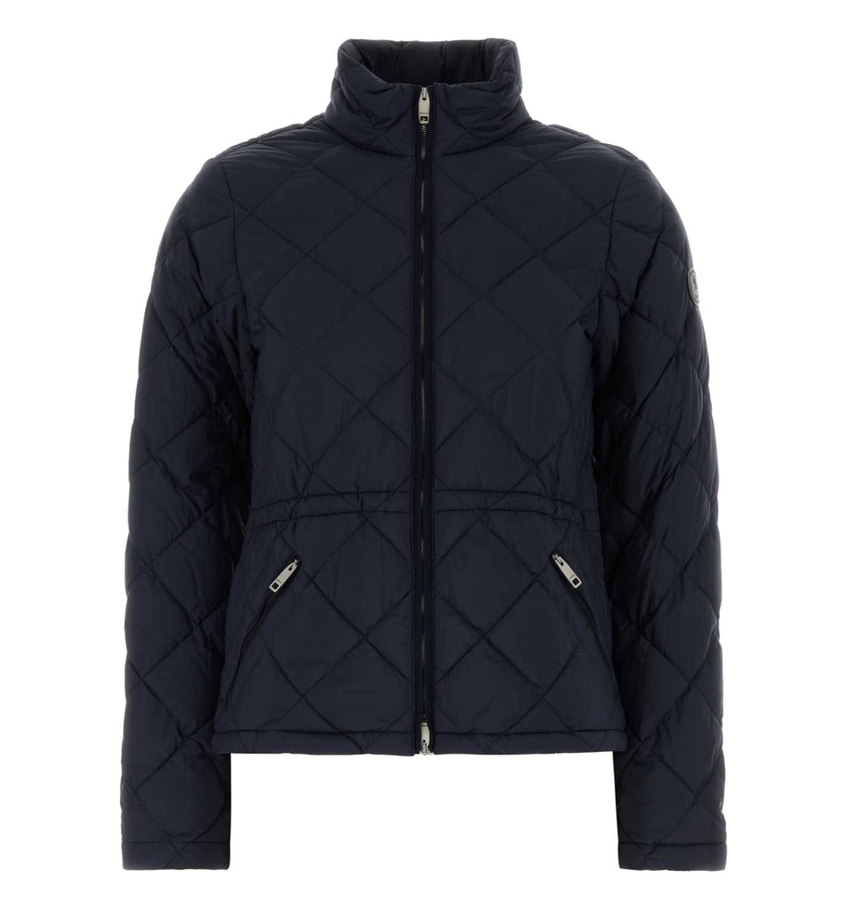Navy blue nylon jacket