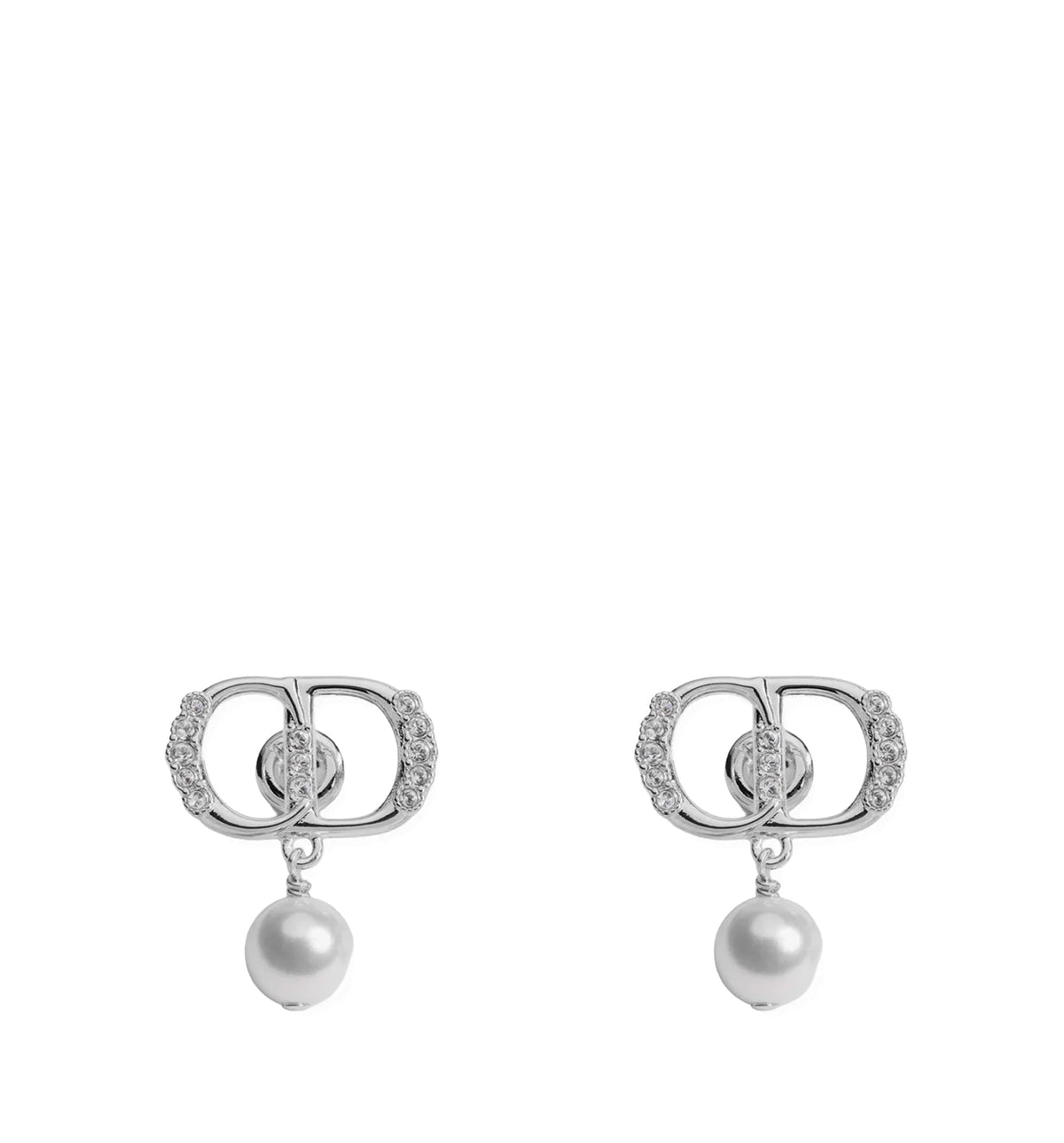 Petit CD brass earrings
