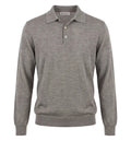 Fine-knit wool sweater