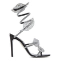 Leaf Black Sandal 105