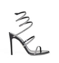 Black Cleo 105 jeweled sandals