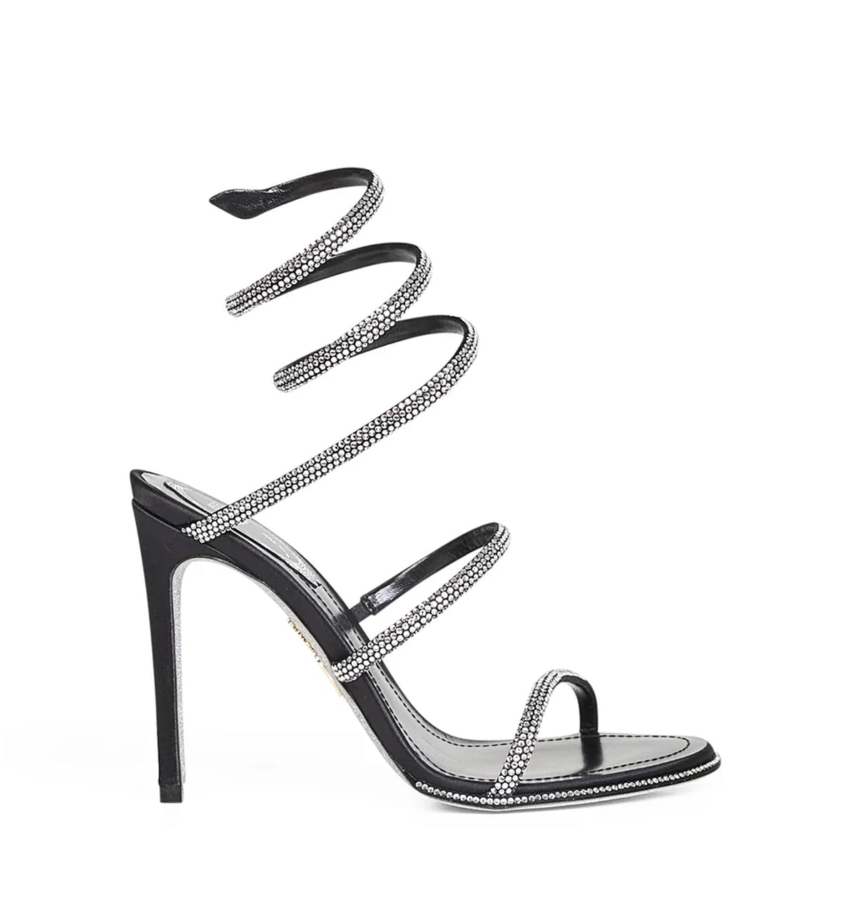 Black Cleo 105 jeweled sandals