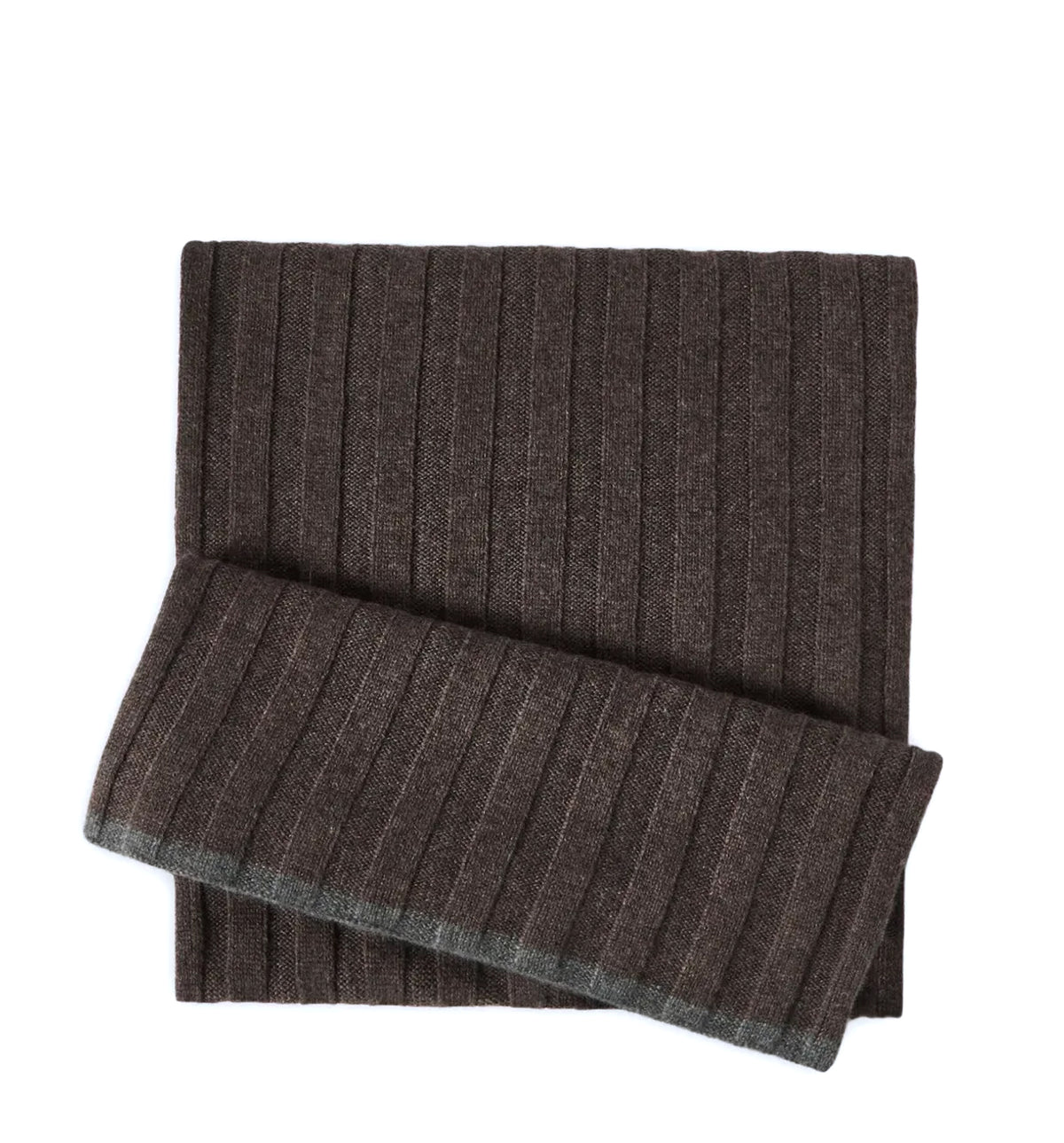 Ribbed-knit scarf