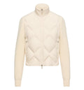 Wool & Cashmere Padded Zip-Up Cardigan
