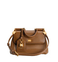 Small My Sicily handbag in plongé calfskin