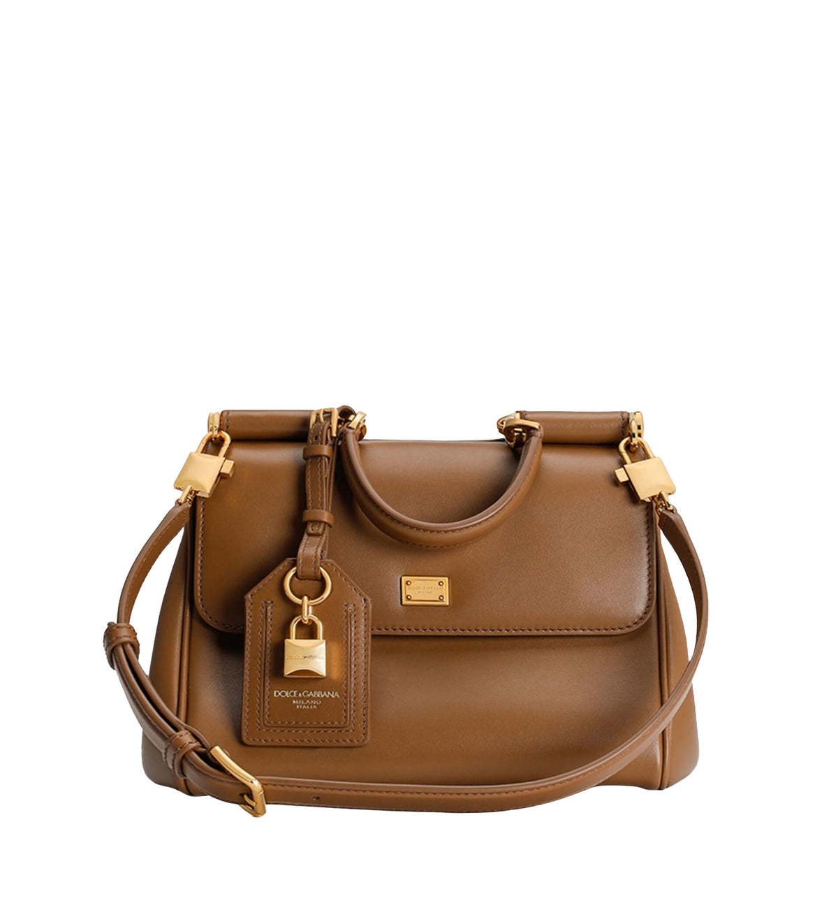 Small My Sicily handbag in plongé calfskin