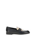 Opal leather and Check Loafers